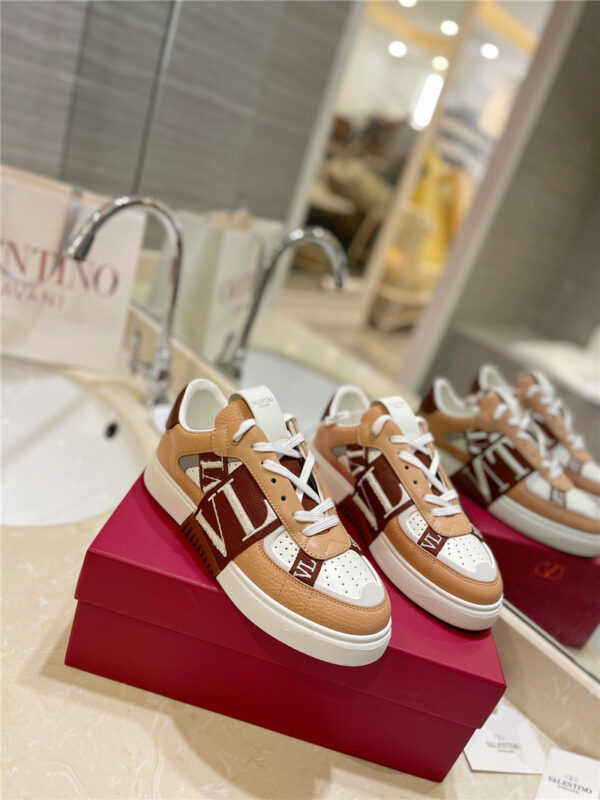 valentino electric embroidered webbing casual shoes