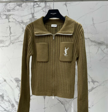 YSL new zipper sweater