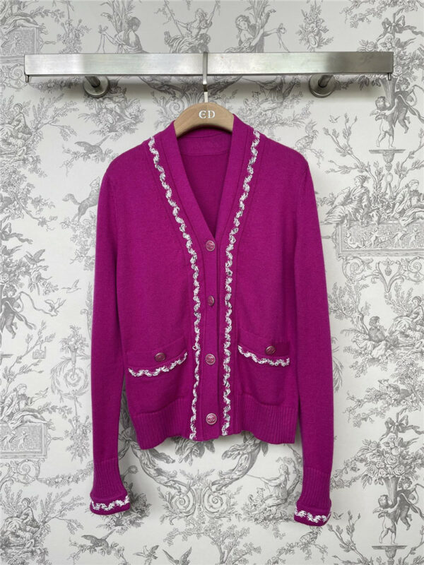 Chanel new early spring knitted cardigan