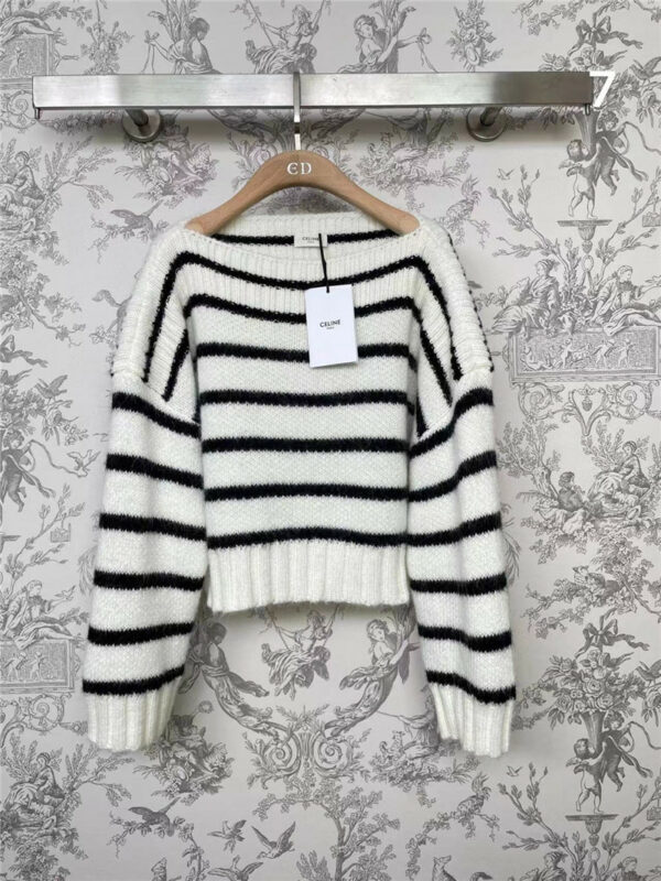 celine new striped sweater