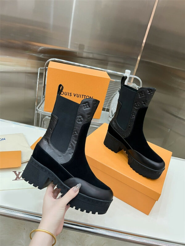 louis vuitton LV new runway style women's boots