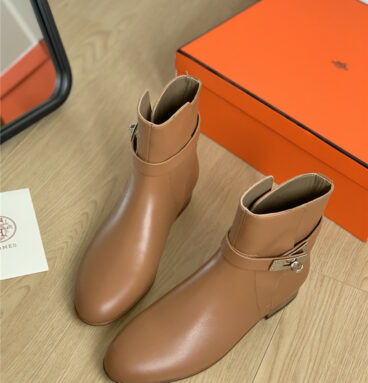 Hermès classic Kelly buckle boots