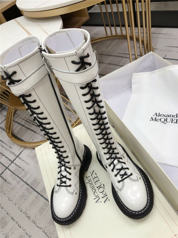 Alexander mcqueen new lace-up boots