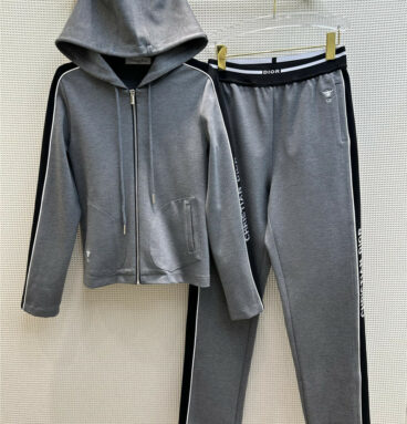 dior new early autumn hooded sports suit