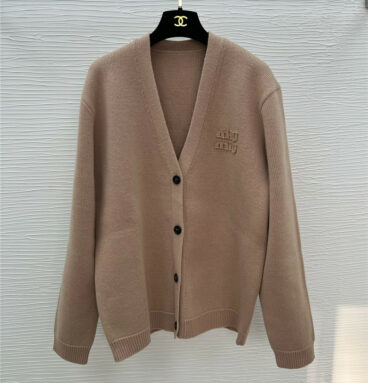 miumiu new autumn and winter knitted cardigan