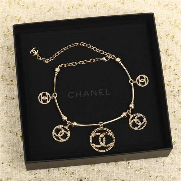 chanel ⑤ double c necklace