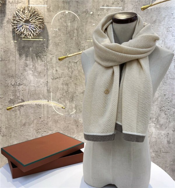 loro piana knitted cashmere square scarf