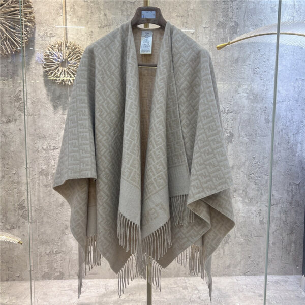 fendi autumn and winter cape shawl