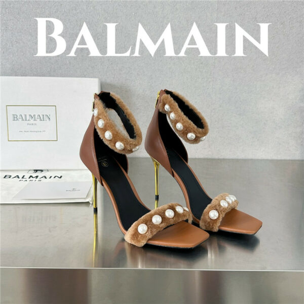 Balmain new high heel sandals