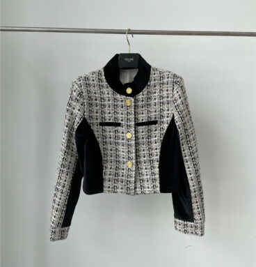 Balmain old money style modern retro woolen jacket