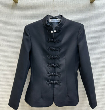dior palace style stand collar suit