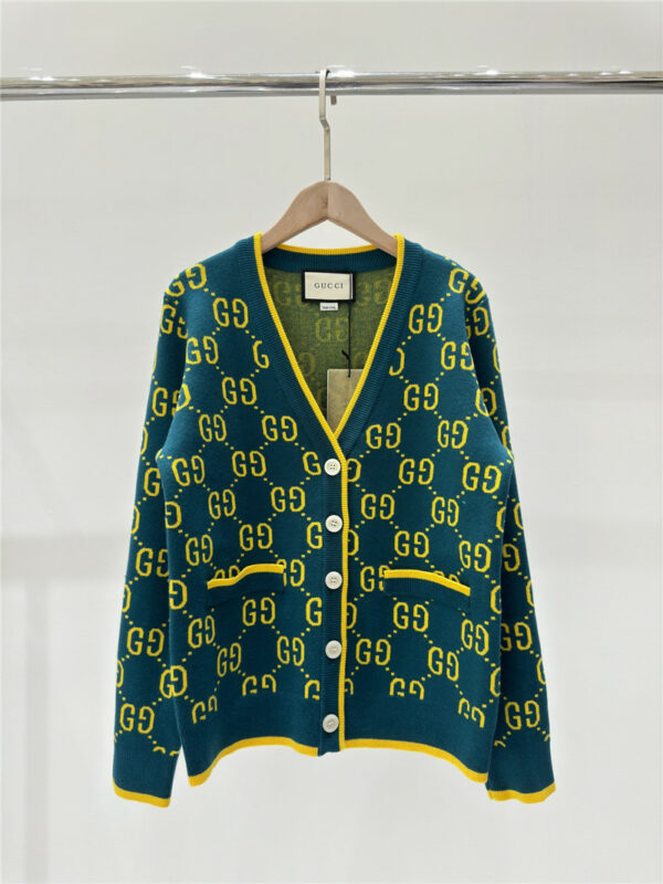 gucci new knitted cardigan