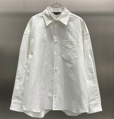 Balenciaga classic letter LOGO printed long-sleeved shirt