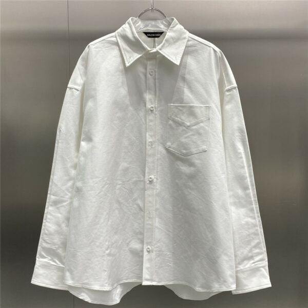 Balenciaga classic letter LOGO printed long-sleeved shirt