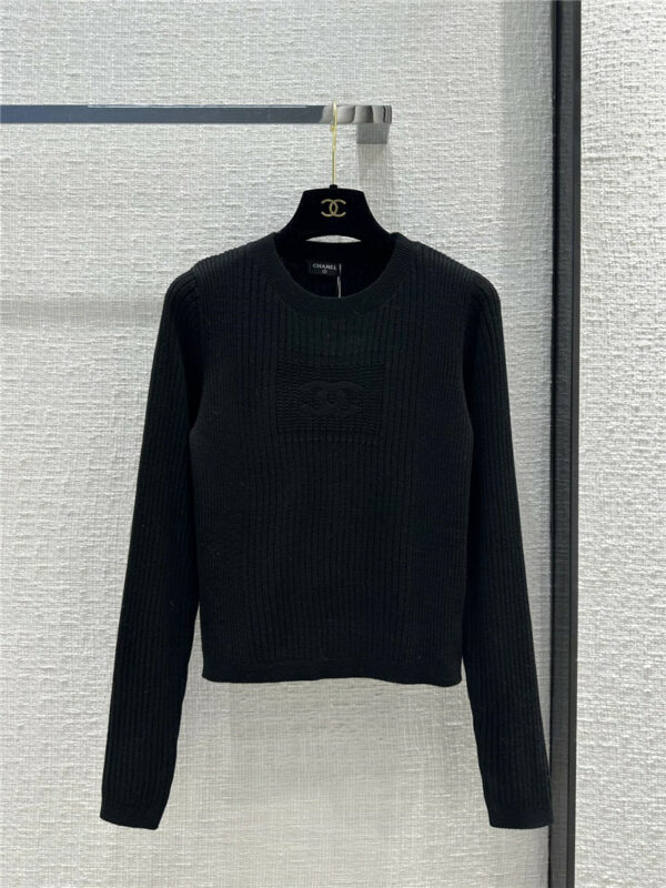 chanel new hidden style pit bottoming sweater