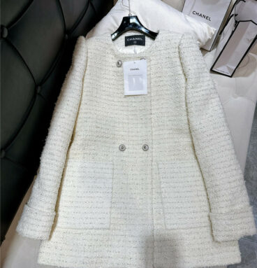 chanel down version mid-length jacket