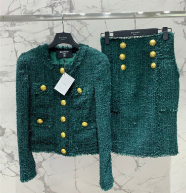 Balmain new autumn and winter woolen suit