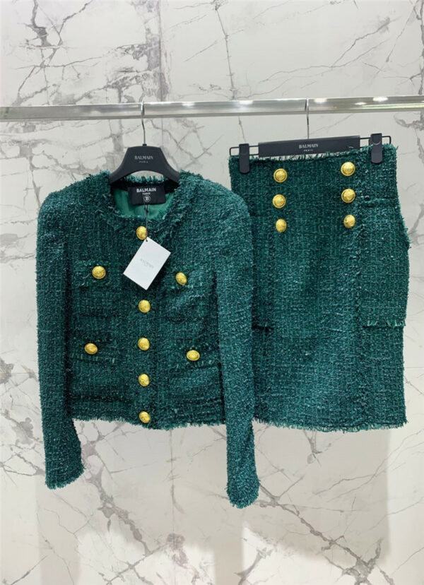 Balmain new autumn and winter woolen suit