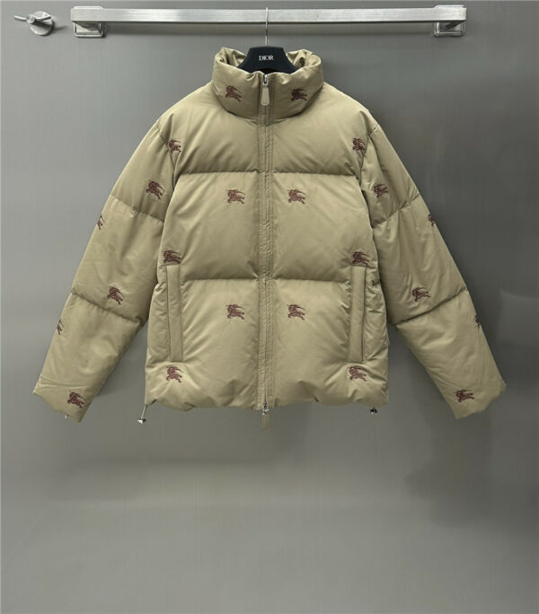 Burberry stand collar baguette down jacket