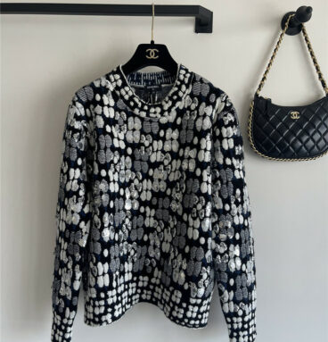 chanel sequin sweater