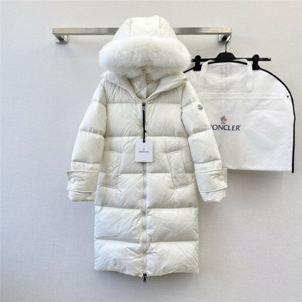 moncler new classic BOED hooded long down jacket