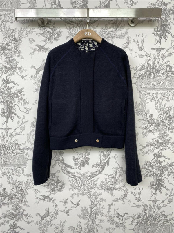 dior new presbyopic knitted reversible jacket