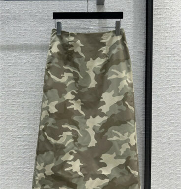 prada sports camouflage series skirt