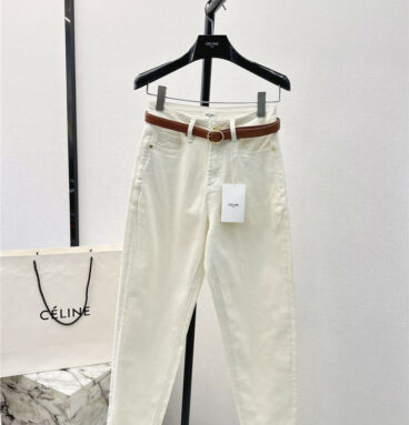 celine new washed tapered jeans