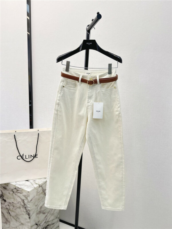 celine new washed tapered jeans