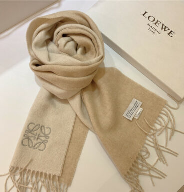 loewe wool and cashmere ombre scarf