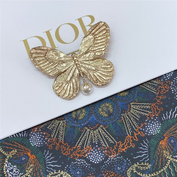 dior early spring butterfly series brooch