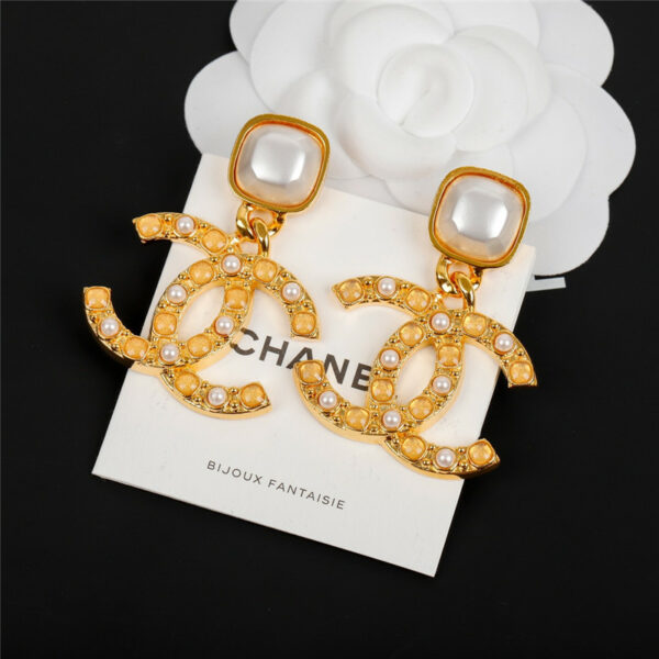 chanel small fragrant earrings