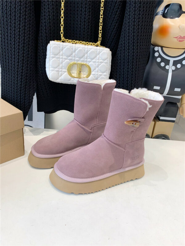 UGG new horn buckle snow boots