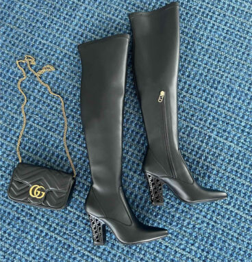 fendi haute couture series over-the-knee boots
