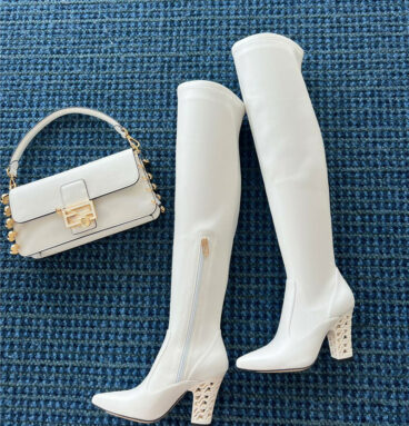fendi haute couture series over-the-knee boots
