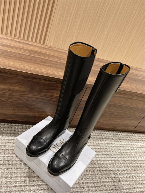 dior new slip-on knight boots