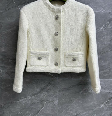 gucci white tweed jacket