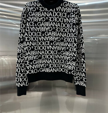 Dolce & Gabbana d&g wool logo top