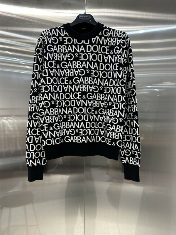 Dolce & Gabbana d&g wool logo top