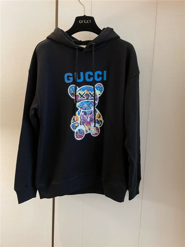 gucci new cartoon bear print sweatshirt