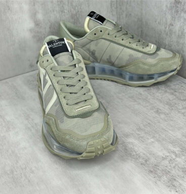 Valentino high -silk canvas shoes