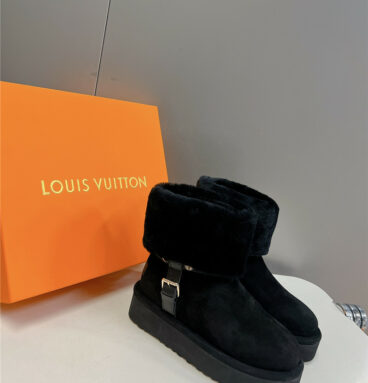 Louis Vuitton LV thick -bottomed snow boots