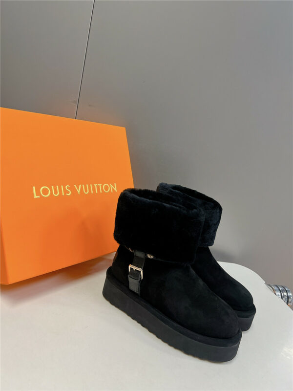 Louis Vuitton LV thick -bottomed snow boots
