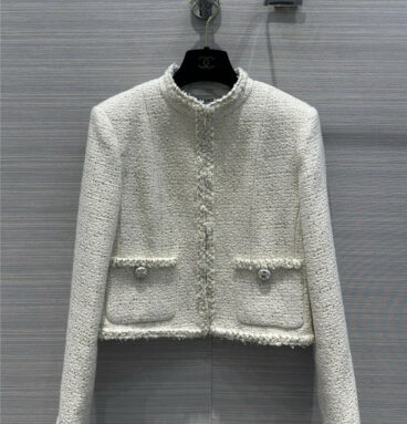 chanel palace style stand collar coat