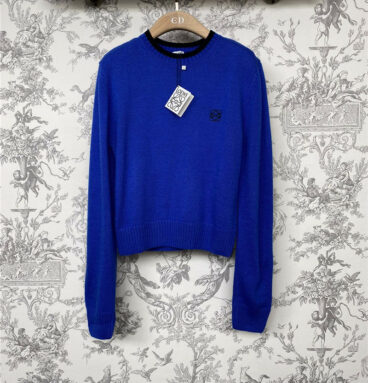 loewe new autumn and winter simple sweater