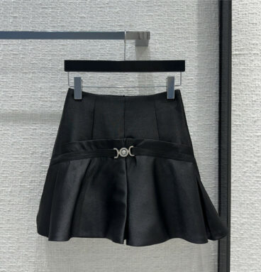 versace lock black skirt