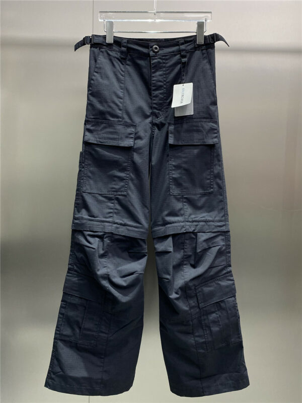 Balenciaga cotton cargo bootcut trousers
