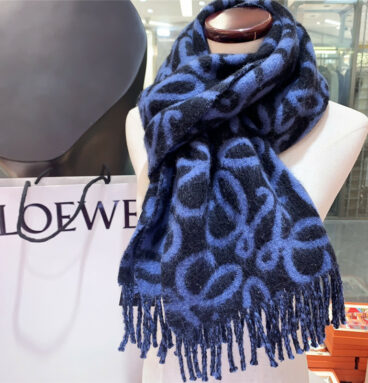 loewe new wool mohair scarf