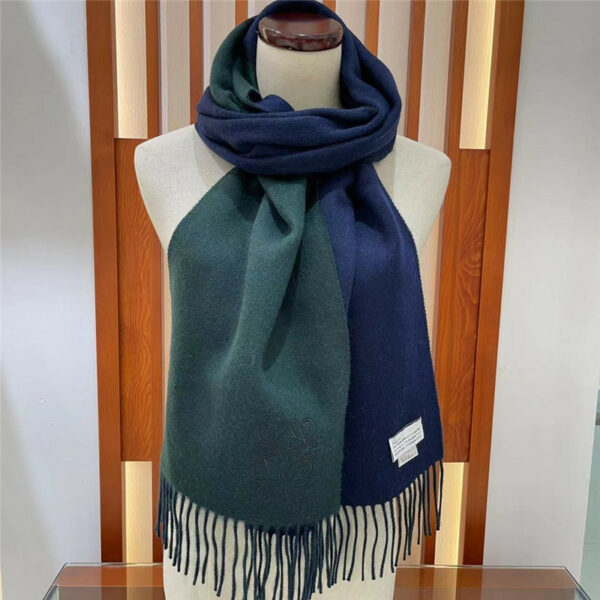 loewe wool and cashmere ombre scarf