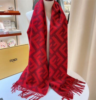 fendi classic cashmere scarf